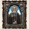 Резная икона Сергий Радонежский