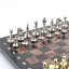 Шахматы подарочные с металлическими фигурами "Стаунтон", 250*250мм