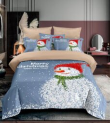 Комплект детского постельного белья Merry Christmas (снеговик)
