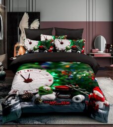 Комплект детского постельного белья Merry Christmas (часы)