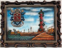 Панно из дерева "Санкт-Петербург"