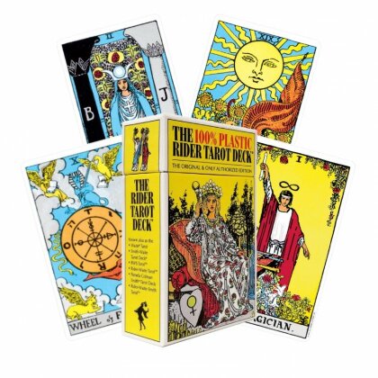 Карты Таро "Plastic Rider Waite Tarot" US Games / Колода Таро Уэйта Пластиковая