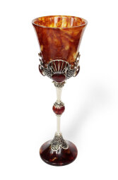 Бокал из янтаря "Императорский" ажурный