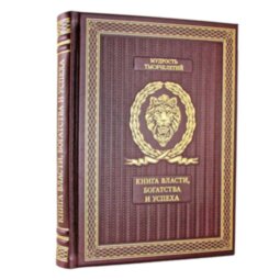Книга в кожаном переплете «Книга власти, богатства и успеха» подарочное издание