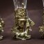Лафитники из латуни с хрусталем «Гусары»