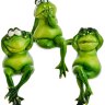 Набор из 3 фигурок "Лягушки - не вижу, не слышу, не скажу"