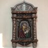 Резная Икона Казанской Богородицы