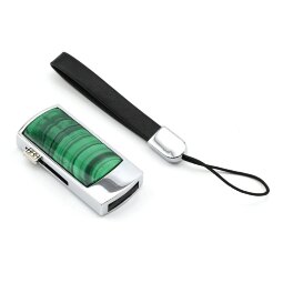 Сувенирная флеш карта с малахитом, 64GB