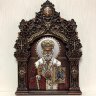 Резная Икона Николай Угодник