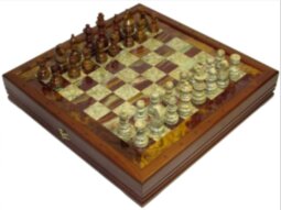 Шахматы каменные "Американские" (высота короля 3,50)