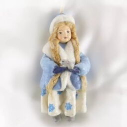 Ватная игрушка «Снегурочка»
