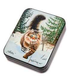 Шкатулка "Котик" Лидяева Л.