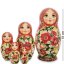 Матрешка 5-ть мест "Мария с маками"
