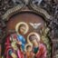 Резная Икона "Святое семейство"