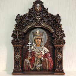 Резная Святая Великомученица Ирина