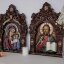 Иконы резные Венчальная пара Пресвятой Богородицы и Господа Вседержителя