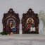 Иконы резные Венчальная пара Пресвятой Богородицы и Господа Вседержителя