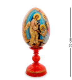 Яйцо-икона "Светлое Христово Воскресенье" Рябова Г.