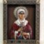 Резная икона Святая великомученица Марина (Маргарита) Антиохийская