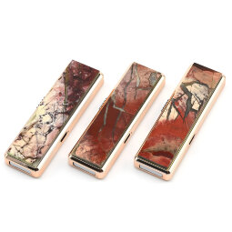 Зажигалка USB с накладкой из яшмы