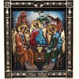 Резная Икона Святой Троицы